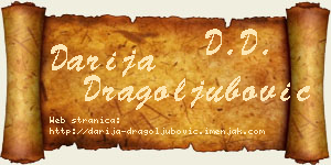 Darija Dragoljubović vizit kartica